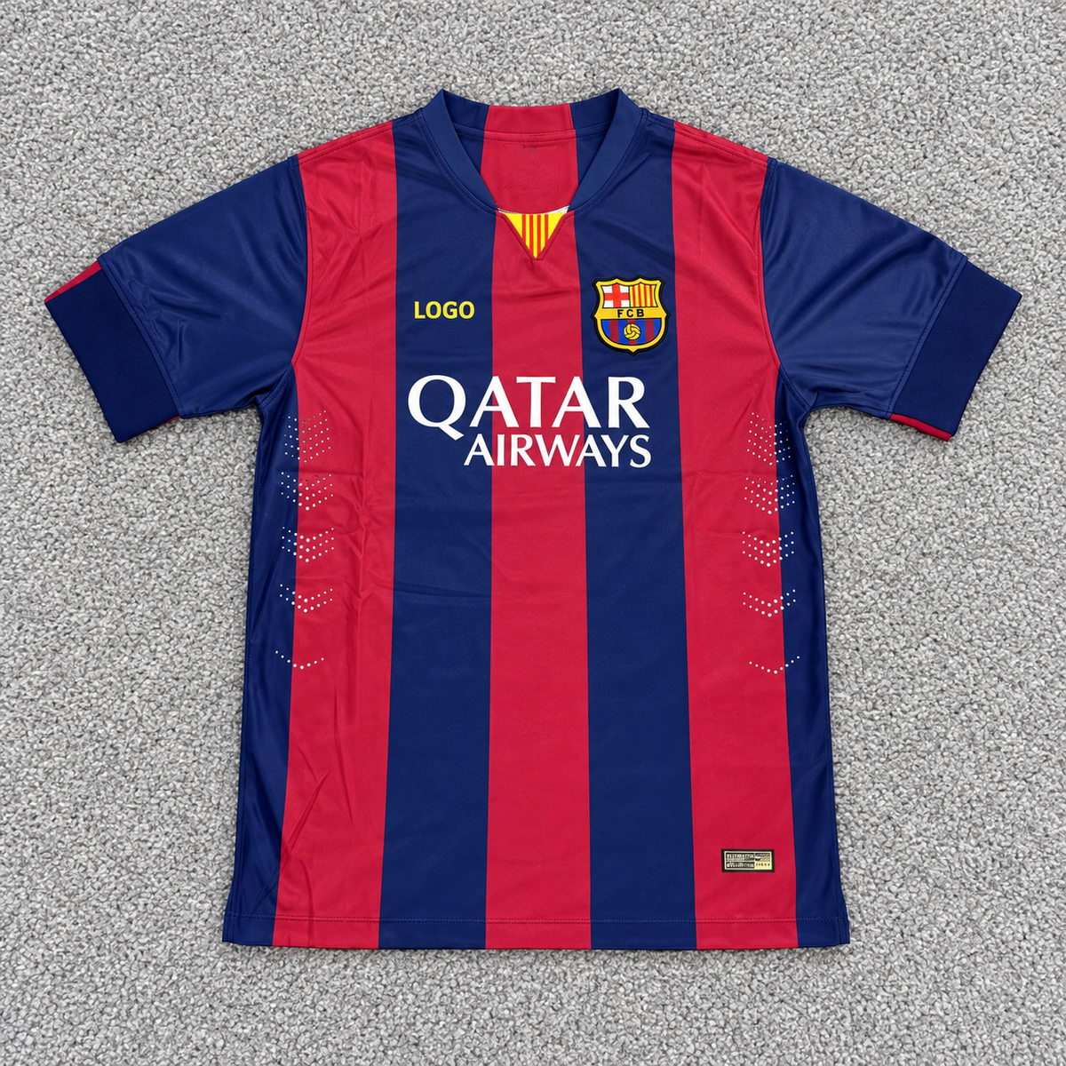 FC Barcelona · Local 14/15 · Retro · alfombra gris